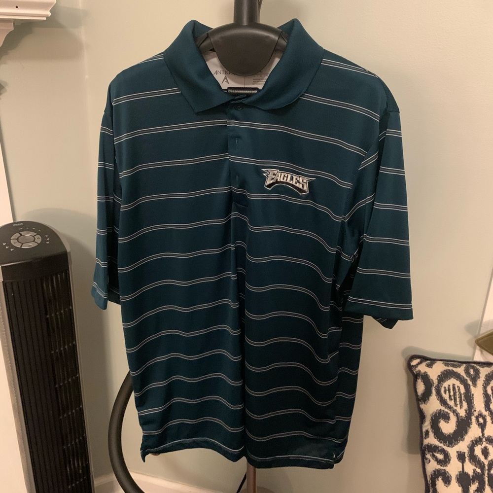 Philadelphia eagles polo size large Antigua